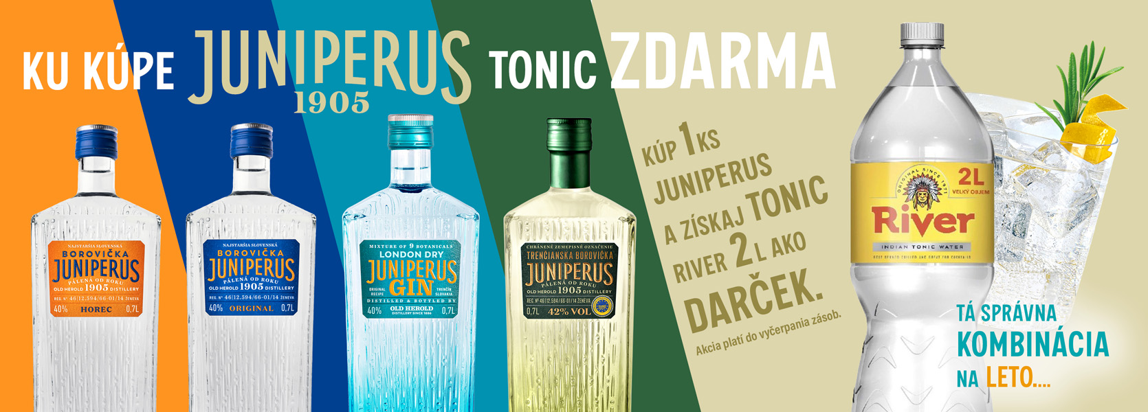 JUNIPERUS + RIVER TONIC GRÁTIS