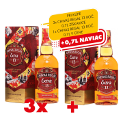 Chivas Regal 13 roč. 40% 3x0,7l+0,7l ( balík 2,8l )