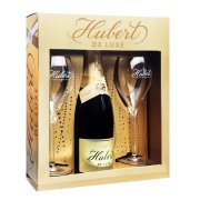 Hubert De Luxe Sladké 0,75l + ( 2x sekt pohár )