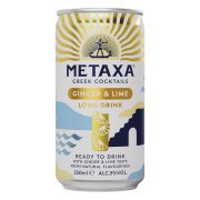 Metaxa Ginger / Lime 6% 0,25l ( plech ) ( Z )