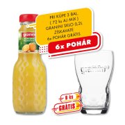 Granini Pomaranč sklo 0,2l VF