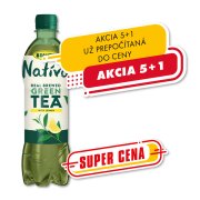 Nativa Zelený Čaj s Citrónom 0,5l Plast 1/12 ( Z )