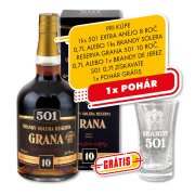 Brandy 501 Solera Reserva Grana 10r.oč 36% 0,7l GB