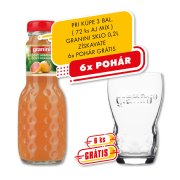 Granini Ružový Grapefruit sklo 0,2l VF