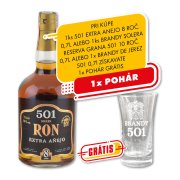 501 Extra Anejo 8 roč. 38% 0,7l
