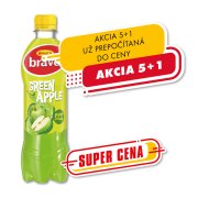 Bravo Zelené Jablko 0,5l Plast 1/12 ( Z )