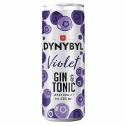DYNYBYL VIOLET GIN &TONIC 4,5% 0,25l ( plech ) ( Z )
