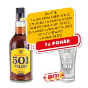 Brandy de Jerez 501 36% 0,7l
