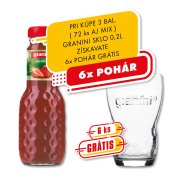 Granini Jahoda sklo 0,2l VF