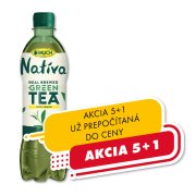 Nativa Zelený Čaj s Citrónom 0,5l Plast 1/12 ( Z )