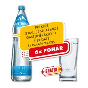 Gasteiner Jemne Perlivá 1l 1/12 ( sklo )