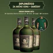 Diplomatico 12 roč. 40% ( promo set 2,1l ) 08/26