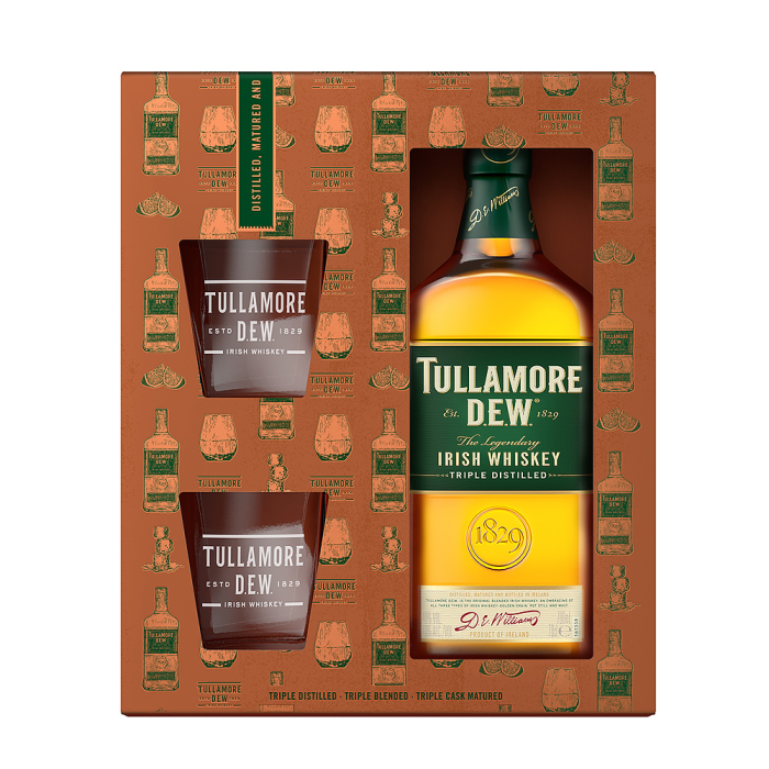 Tullamore Dew 40% 0,7l + 2x pohár