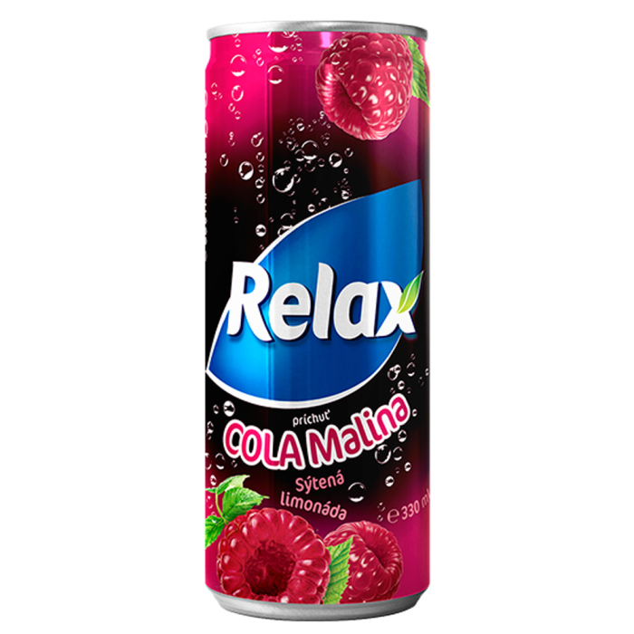 Relax Cola Malina 0,33l plech 1/12 ( Z )