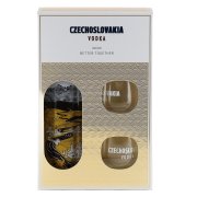 Czechoslovakia Vodka 0,7l 40% GB ( 2x shot pohár )